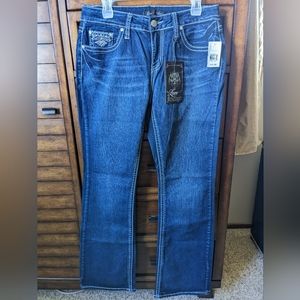 NWT Love Indigo Size 12 boot cut Jeans